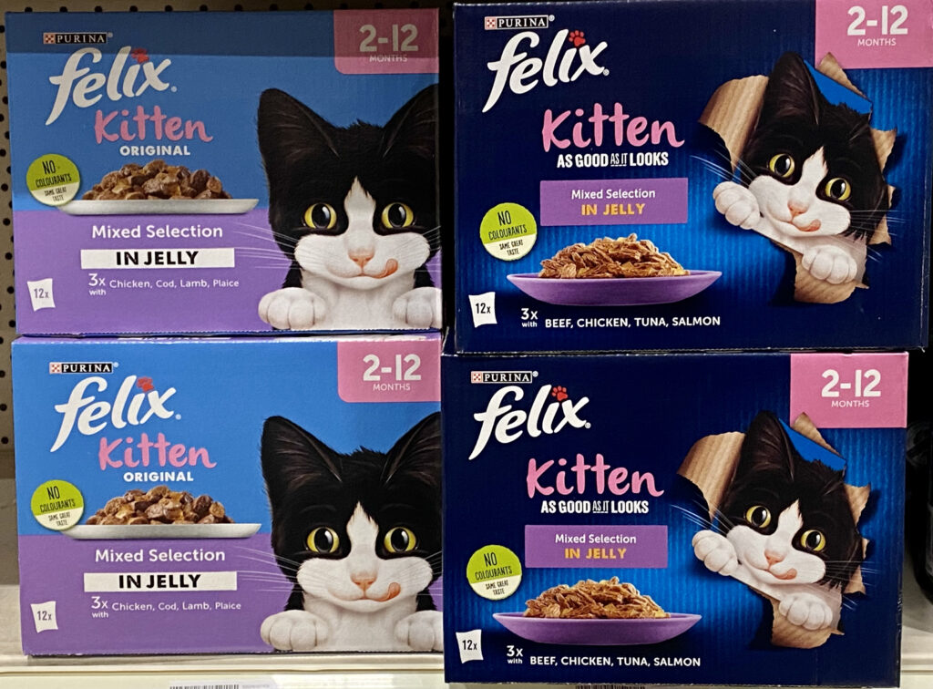 Felix kitten food